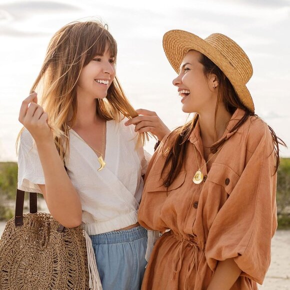 YANCHUN Necklace for Women Gold Charm Necklace Cowgirl Costume Country Concert - Picture 2 of 6